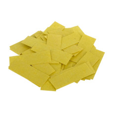 OPCY Бумажное конфетти 20х50мм, желтый, упаковка 1 кг, Foix