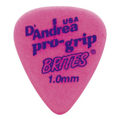 RPGB351_1.0HV ProGrip Brites Медиаторы, дерлин, 72шт, 1.0мм, D'Andrea