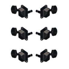 J-22-3+3-BK Колки для гитары 3+3, черные, Paxphil