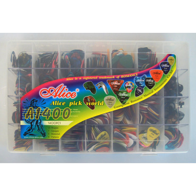 AP-1400 Огромная коробка медиаторов, 28 отделений по 50шт, 1400шт, Alice