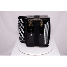 BN-50-BK Баян ученический двухголосный 92/55х120/50-II с готово-выборным акком, Тульская Гармонь