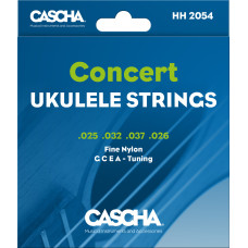 HH-2054 Комплект струн для концертного укулеле, прозрачный нейлон, Cascha