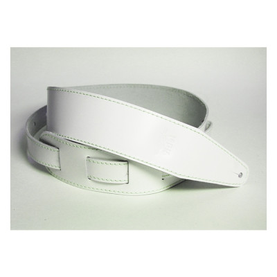 FL1110232LP Premier Ремень для гитары, кожаный, белый, Fidel