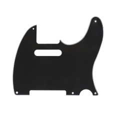 MX1410BK Пикгард для гитары Fender Telecaster, 3 слоя, черная, Musiclily