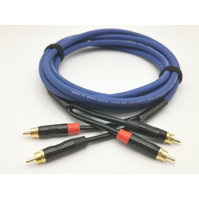 E39-2RCA-2RCA-0500-0 Кабель аудио 2хRCA-2хRCA, 5м, ZZcable