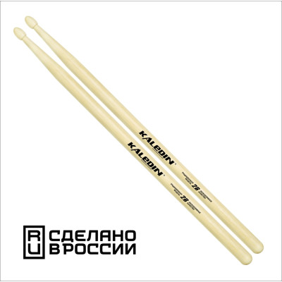 7KLHB2B 2B Барабанные палочки, граб, деревянный наконечник, Kaledin Drumsticks