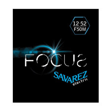 F50M Focus Комплект струн для электрогитары, сталь, 12-52, Savarez