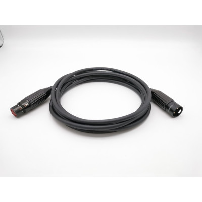 E5-XLR-M-F-0100-0 Кабель микрофонный XLR-M-F, квадропольный, 1м, ZZcable