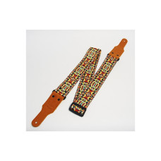 FL40219PA PolyArt Ремень для гитары, полиэфир, испанский узор, Fidel