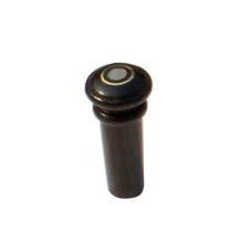 VE04E Пуговица для скрипки, с глазком, черное дерево, WBO VE04E Пуговица для скрипки, с глазком, черное дерево, WBO