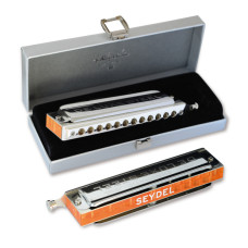 54488C De Luxe Steel Orchestra C Губная гармошка хроматическая, Seydel Sohne