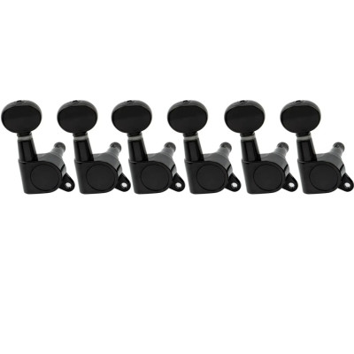 MX1347BK-6 Колки для гитары 6п, черные, Musiclily