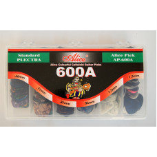 AP-600A Коробка медиаторов, 600шт, 6 толщин. Alice