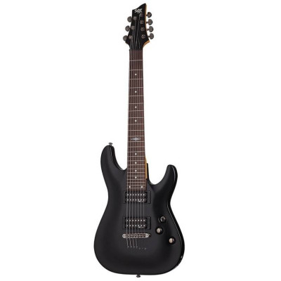 Schecter SGR C-7 MSBK Гитара электрическая  матовая чёрная