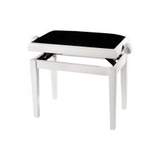 GEWA Deluxe White Matt Black Cover банкетка фортепианная