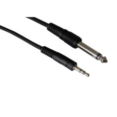 AMS-103 Кабель акустический 3.5мм-6.3мм, 0.9м, Leem