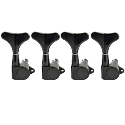 MX1358BK-4 Колки для бас-гитары 4п, черные, Musiclily