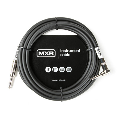 DCIS15R MXR Кабель инструментальный, прямой/угловой,  4.5м, Dunlop