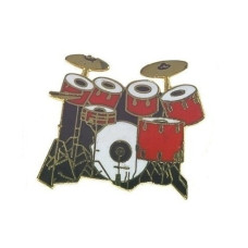 GEWA значок ударная установка красный значок