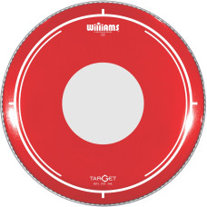 RDT2-7MIL-22 Target Dot Series Red Пластик для бас-барабана 22", красный, Williams