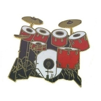 GEWA значок ударная установка красный значок