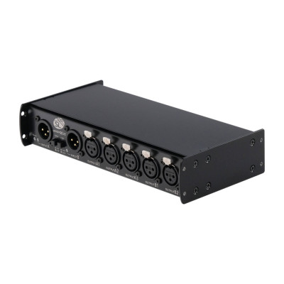 SL-SDX52C splitDMX X52C Сплиттер DMX512, 2xDMX-входа, 5xDMX-выходов, Siberian Lighting