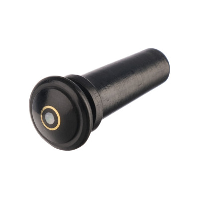 BE04E Пуговица для альта, с глазком, черное дерево, WBO