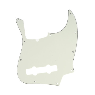 MX1393IV Пикгард для 5-струнной бас-гитары Jazz Bass, 3 слоя, слоновая кость, Musiclily