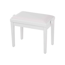 HY-PJ023-SATIN-WHITE Банкетка, белый/белый, искусственная кожа, Rin