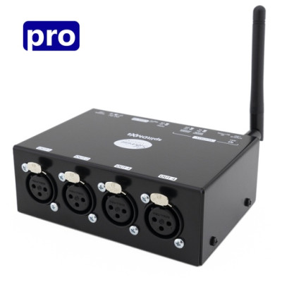 SL-SDX4PW SplitDMX4 Сплиттер DMX512, 1xDMX-вход, 4xDMX-выхода, модуль WiDMX, Siberian Lighting