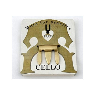 FOM CZD-214 сурдина для виолончели, латунь