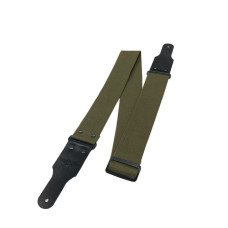 FL0005C Cotton Ремень для гитары, хлопок, хаки, Fidel