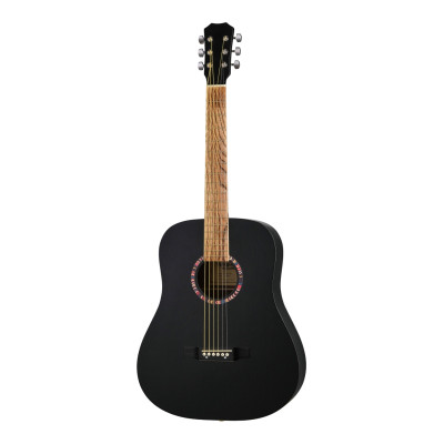 D-Black Гитара акустическая, черная, Кунгурская Акустика