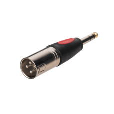 CXA007 Переходник (разъем переходной) XLR штекер - 1/4'' стерео штекер, Soundking