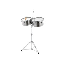 Latin Percussion LP1314-S Timbales Prestige Solid Stainless Steel два тимбала 13" и 14"