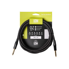 FRS-3(GR/BK) Кабель инструментальный, серый/черный, 3м, Leem