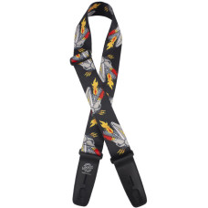 LIS-104-S13 Poly Plush Series Ремень для гитары с блокировкой, Lock-It Straps, D'Andrea