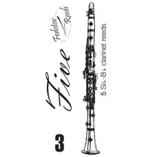 FR25C002 Five Трости для кларнета No 3 (5шт), FedotovReeds