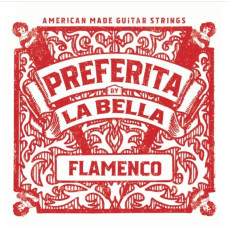 1P-F Preferita Flamenco Комплект струн для классической гитары, красный нейлон, La Bella