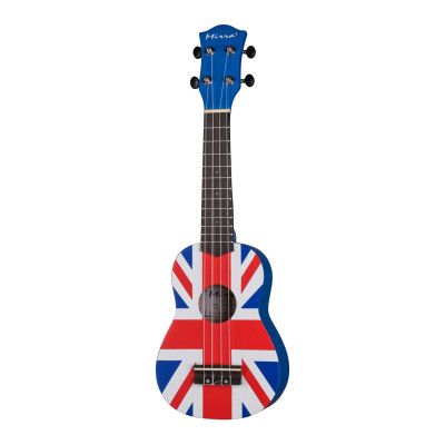 UK-300-21-YG Укулеле сопрано, с рисунком Union Jack, Mirra