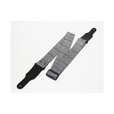 FL40212PA PolyArt Ремень для гитары, полиэфир, оптическая иллюзия, Fidel