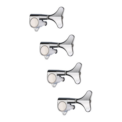 MHB-02-CR-4L Колки для бас-гитары 4л, хром, Metallor