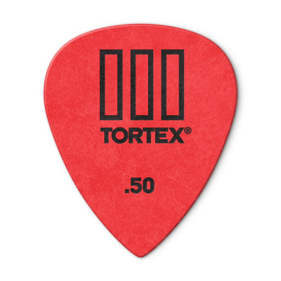 462P.50 Tortex III Медиаторы 12шт, толщина 0,50мм, Dunlop