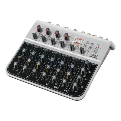 MIX04AU Мини-микшерный пульт, 8 каналов, USB, Soundking
