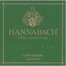 728LTC CARBON Custom Made Комплект струн для классической гитары, карбон/посеребренные, Hannabach