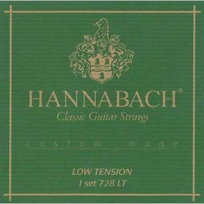 728LTC CARBON Custom Made Комплект струн для классической гитары, карбон/посеребренные, Hannabach