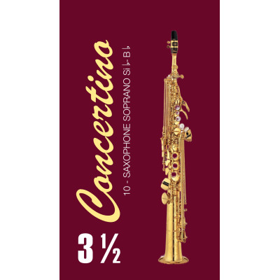 FR22SO07 Concertino Трости для саксофона сопрано No 3,5 (10шт), FedotovReeds