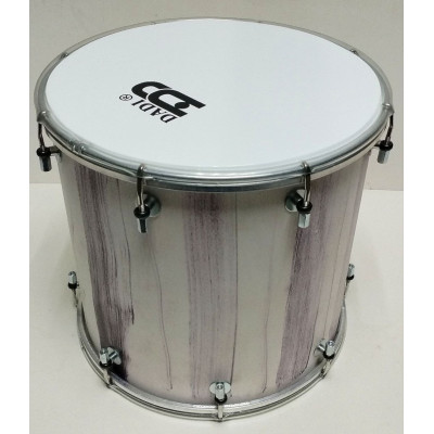 BK-10Ms Барабан кавказский 10", 25х25,4см, светлый мрамор, Мастерская Бехтеревых