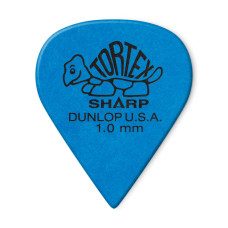 412P1.00 Tortex Sharp Медиаторы 12шт, толщина 1,00мм, Dunlop