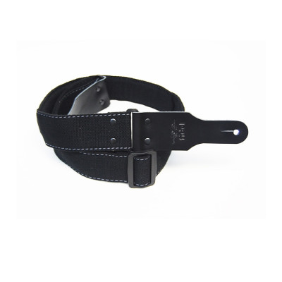 FL10033CD CottonDrive Ремень для гитары, черный, Fidel